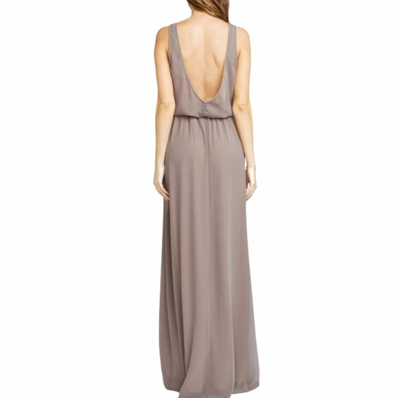 Show Me Your Mumu Kendall Scott Brown V-Back Formal Bridesmaids Dress Small - Picture 5 of 6